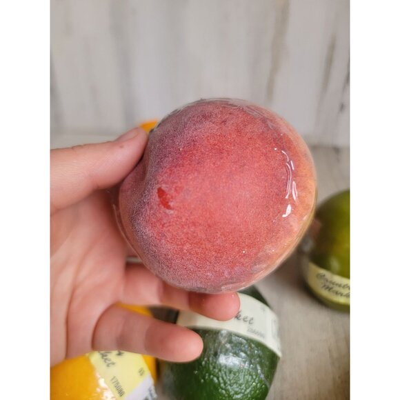 Country Market artificial realistic fruit banana lemon Apple orange lime Peach s - Picture 6 of 13